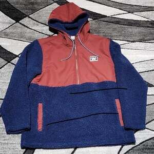 Hurley blue and red color blocked